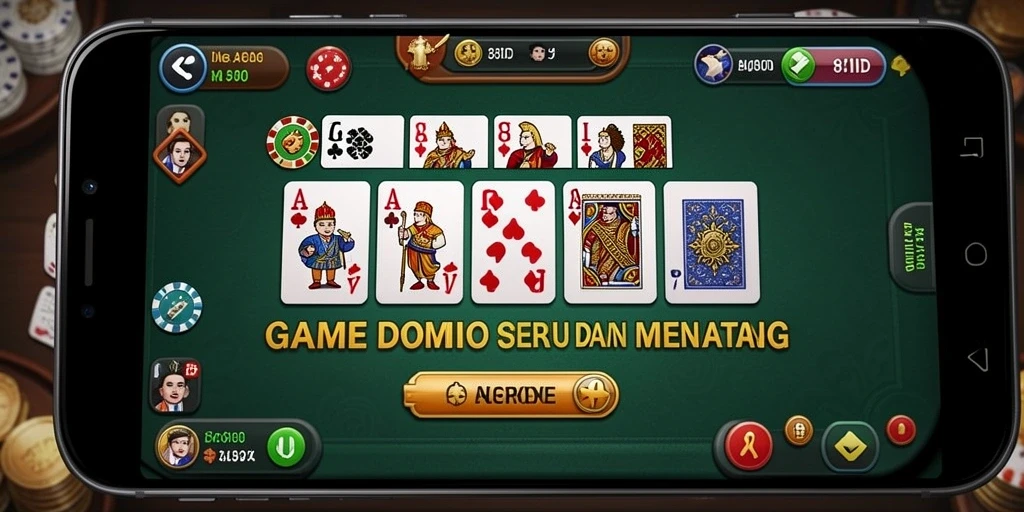 Screenshot gameplay seru dari 8ID yang menampilkan aksi Domino.