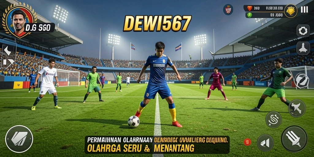 Tampilan gameplay seru di DEWI567 dengan karakter aktif dan dinamis.