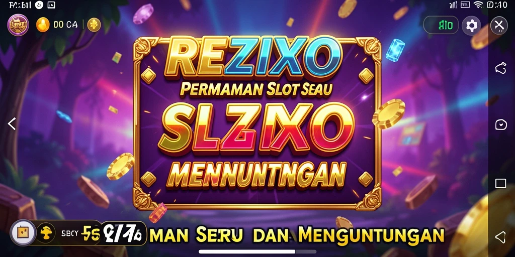 Tampilan gameplay <strong>REZIXO</strong> yang penuh warna dan menarik.
