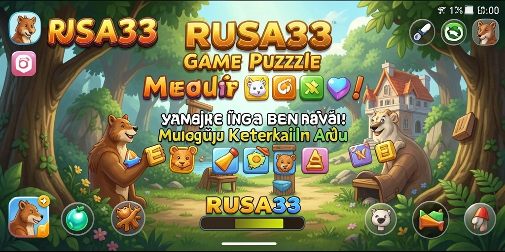 Tampilan gameplay RUSA33 dengan tantangan teka-teki yang menarik.